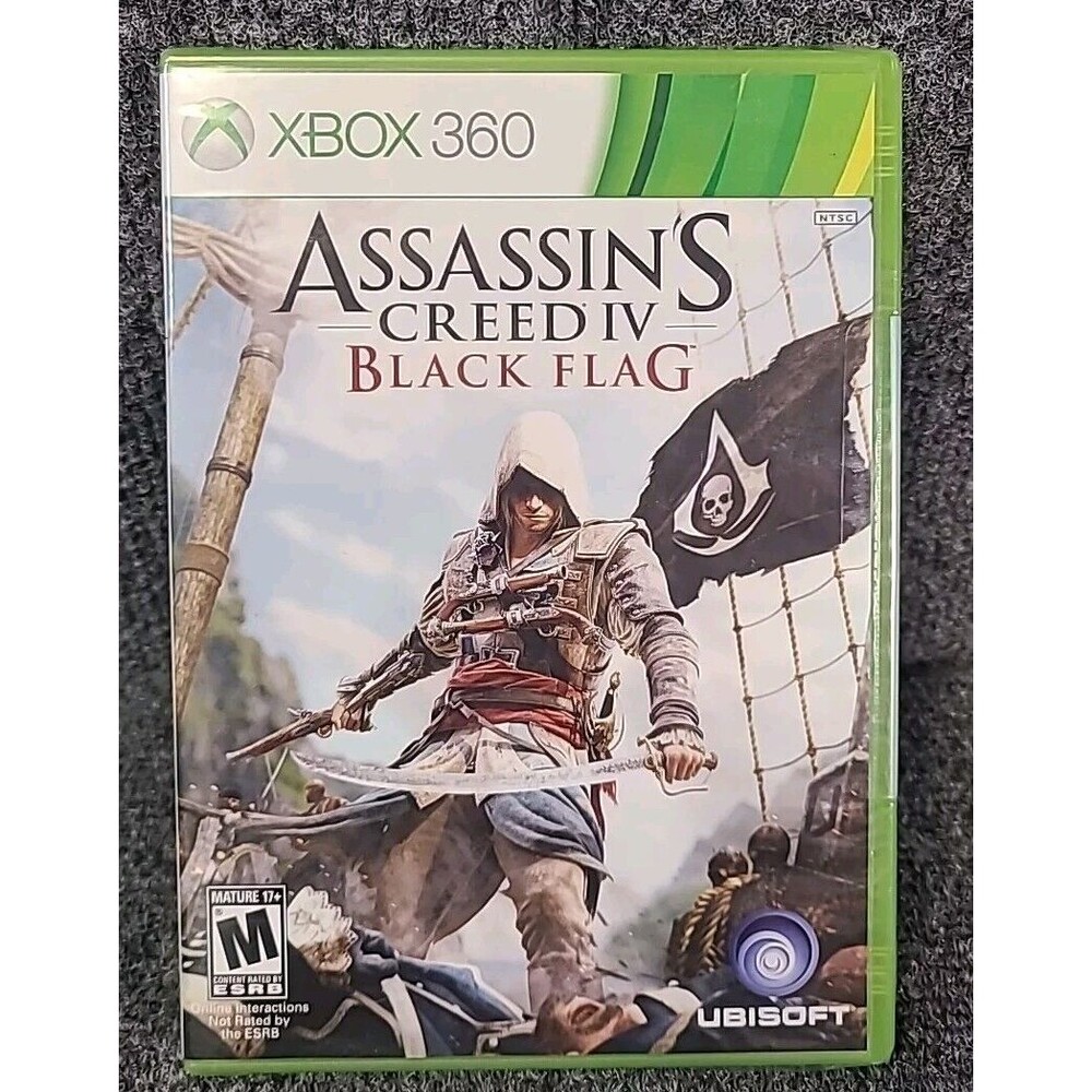 Xbox 360 Assassin's Creed 4 IV: Black Flag 2013 Factory Sealed